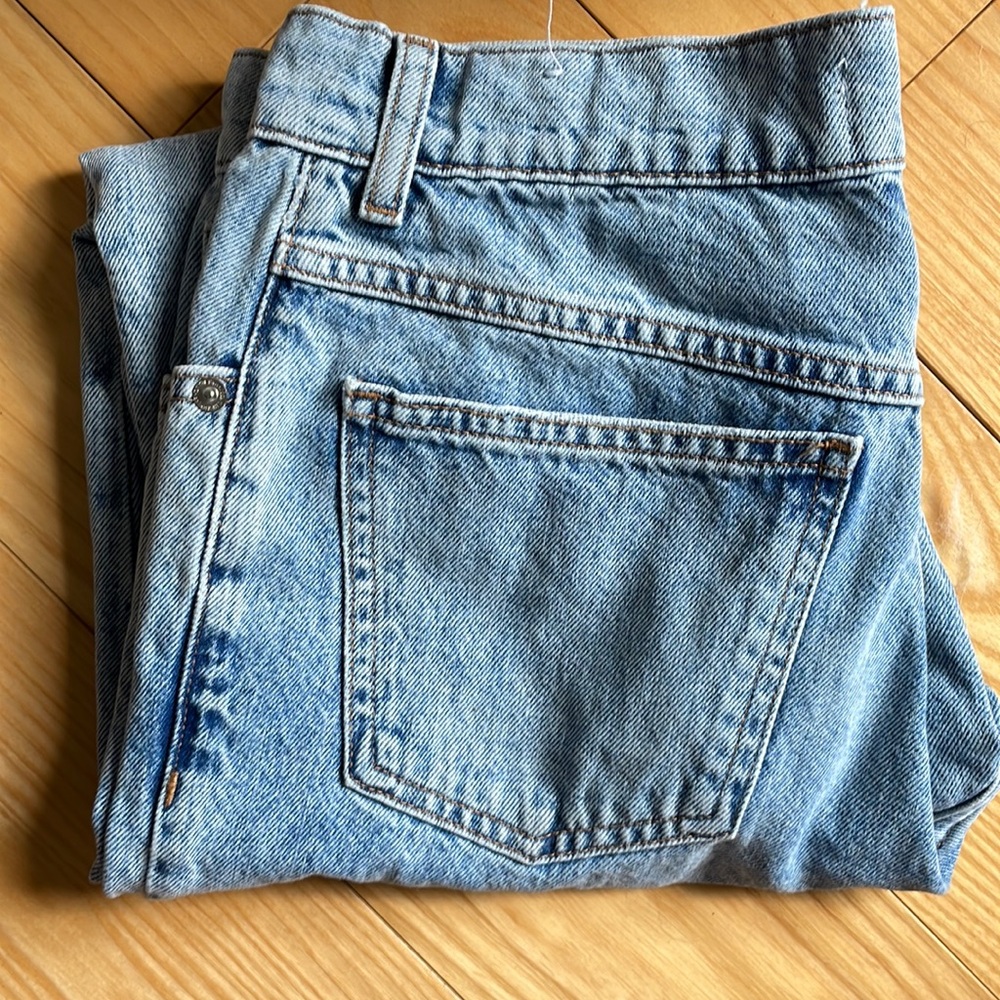 Light blue mom jeans